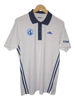 Ellesse Mens Official Cincinnati Open Tennis Performance Polo Shirt Medium